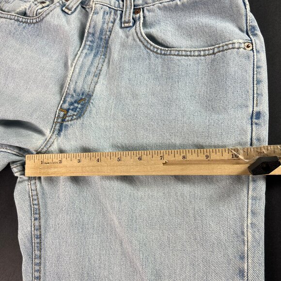 VTG Levi's Jean Men 29x29* 550 Relaxed Straight Light Blue Faded Denim Tag 31x30 - Picture 14 of 16